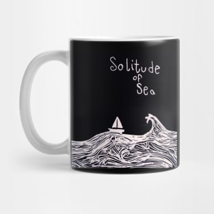 Solitude of the sea Mug